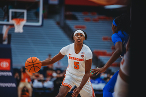 Teisha Hyman had 11 steals as part of her triple-double. 
