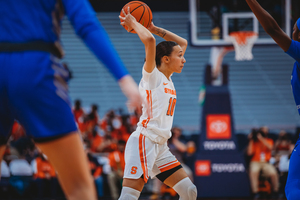 Acting head coach Vonn Read has changed Syracuse’s offensive system to a 5-out motion offense, which revolves around its players moving freely along the perimeter of the arc. 